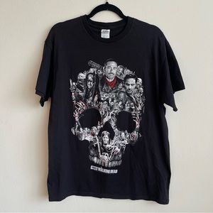 Delta | Shirts | Vintage The Walking Dead Skull Of Characters Tshirt ...